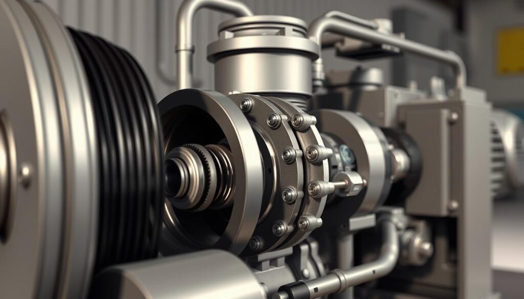 HVAC compressor components
