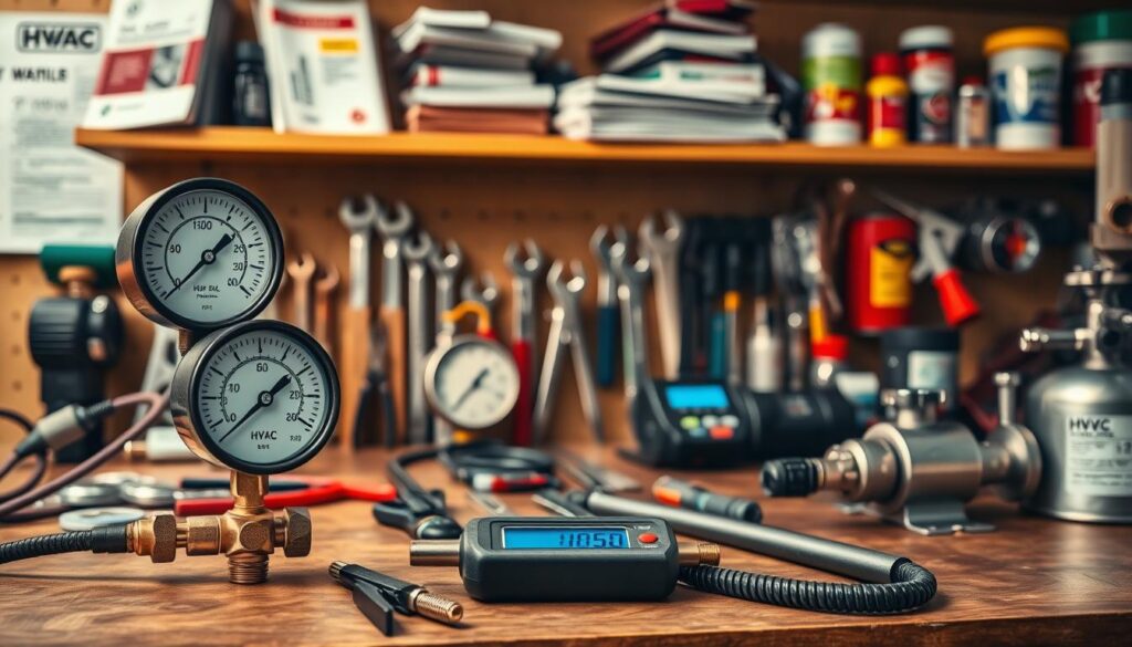 HVAC system calibration tools