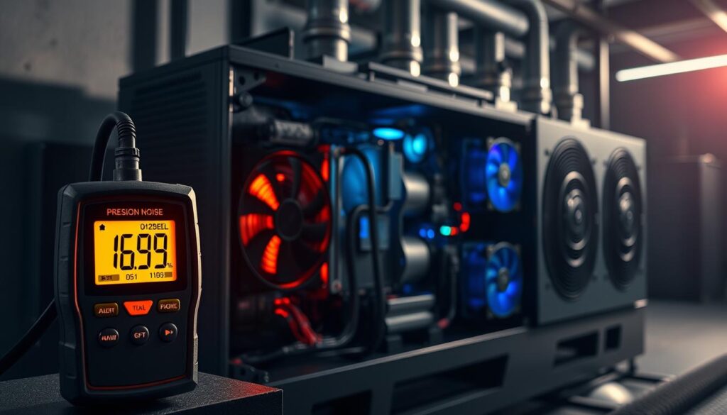 decibel levels in cooling systems