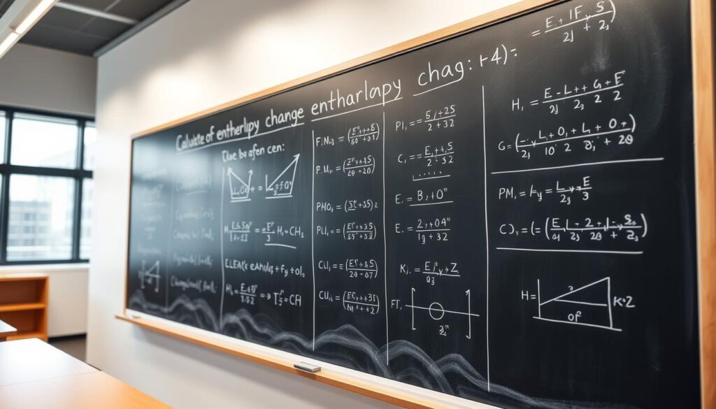 enthalpy change calculation