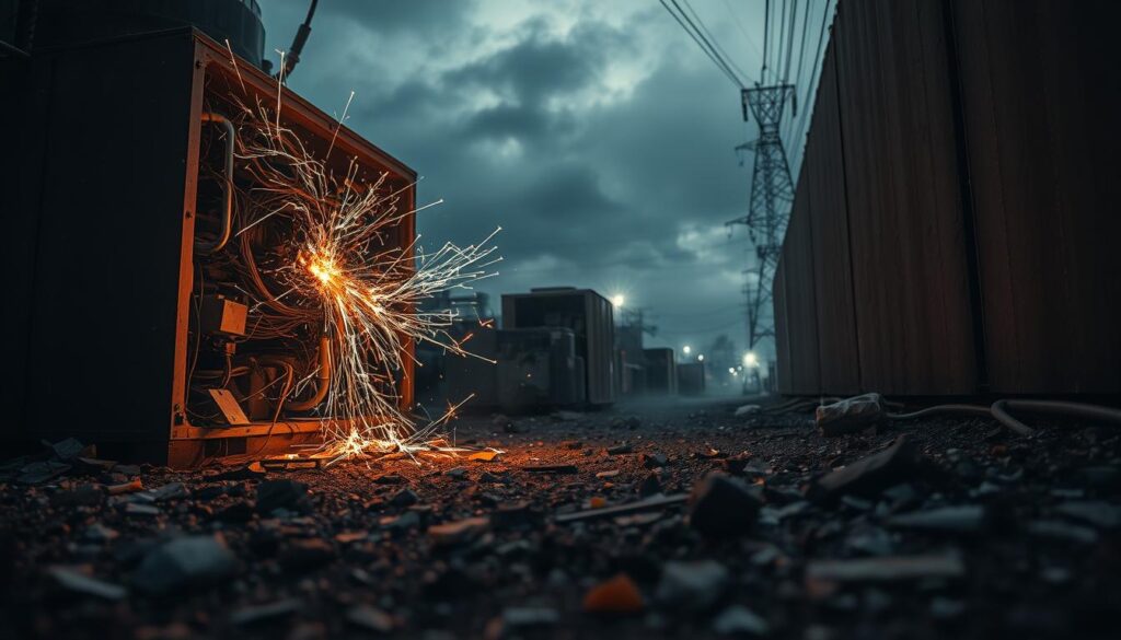 power surge effects on HVAC system