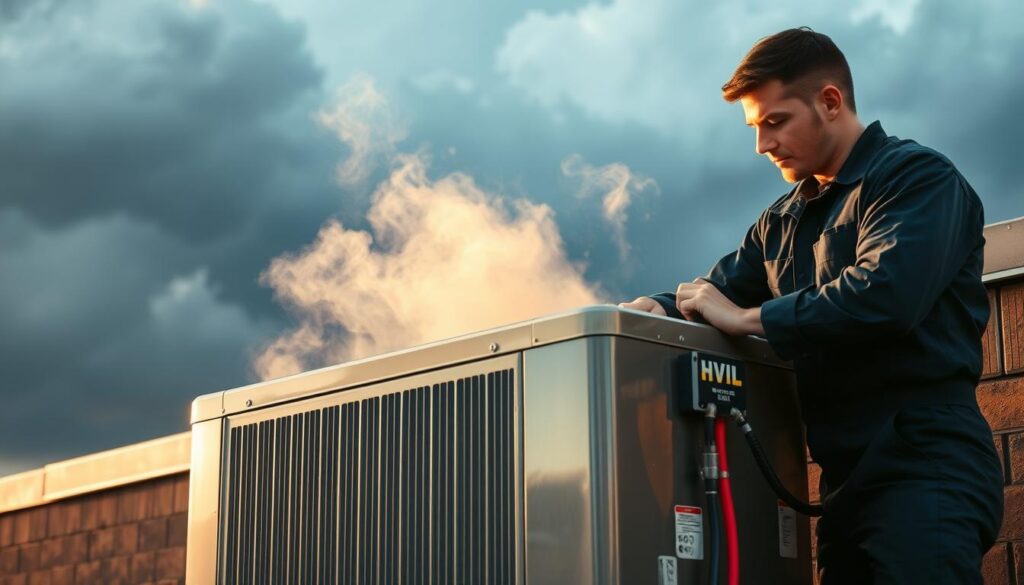 pre-storm hvac system maintenance